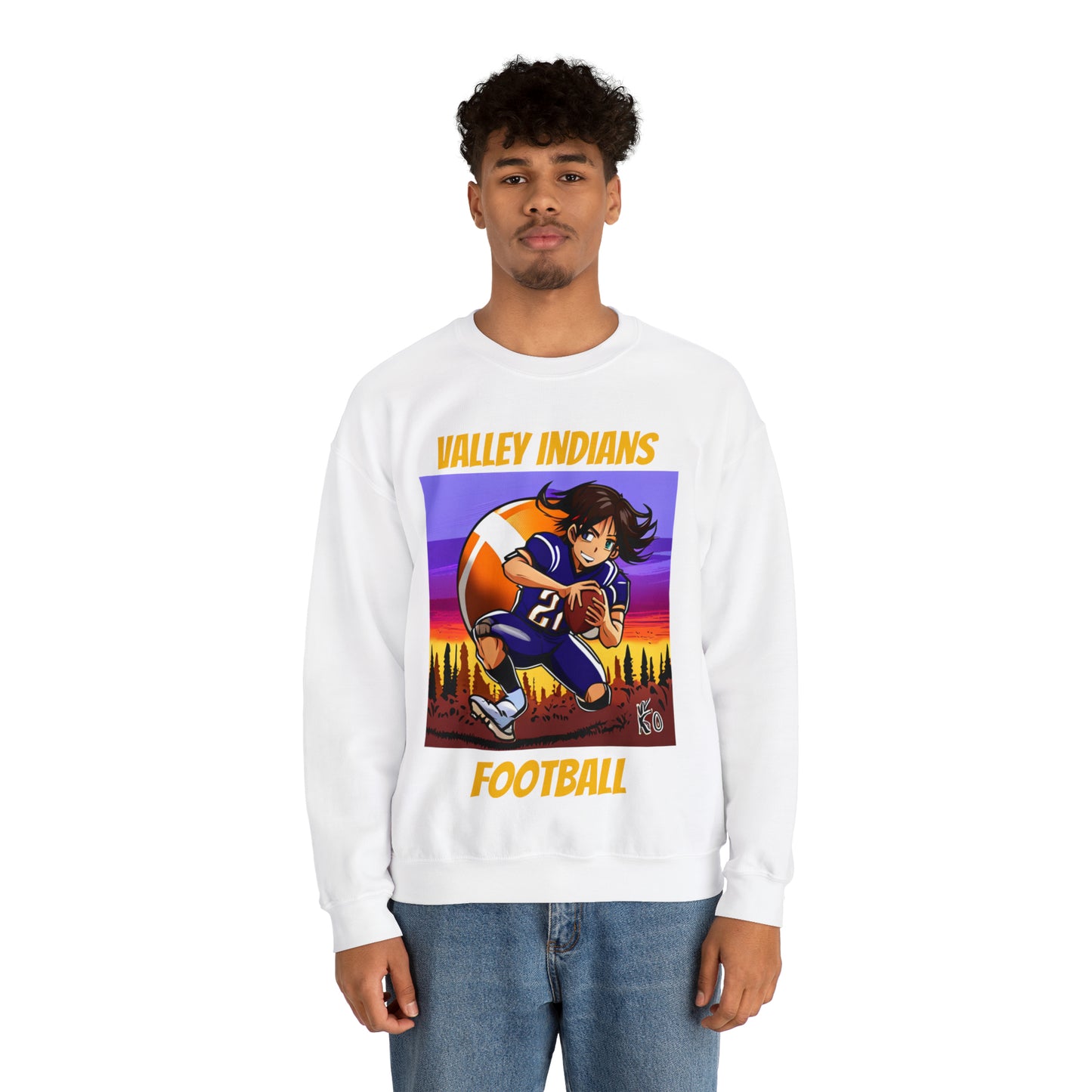 Valley High School Football Anime  Crewneck Sweatshirt