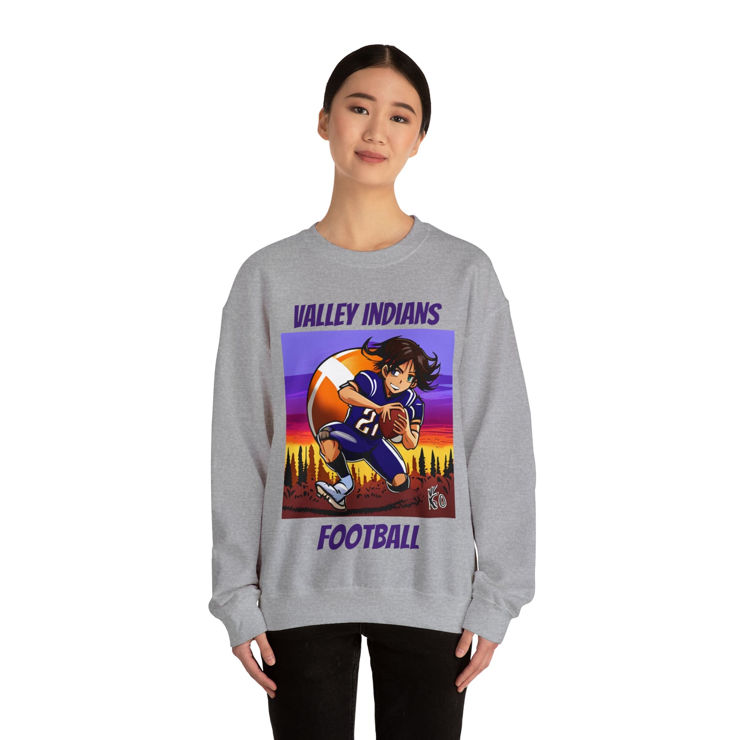 Valley High School Football Anime  Crewneck Sweatshirt