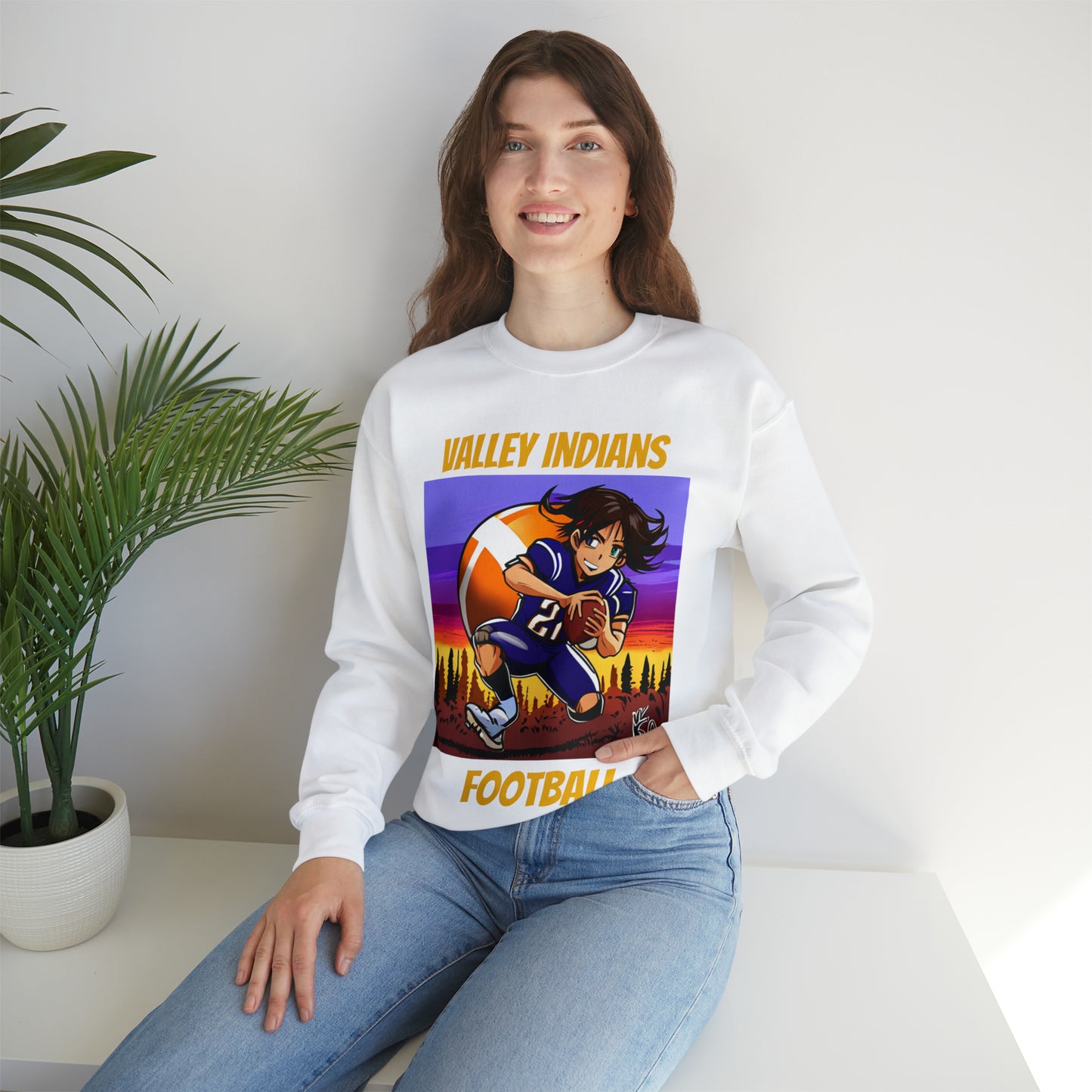 Valley High School Football Anime  Crewneck Sweatshirt