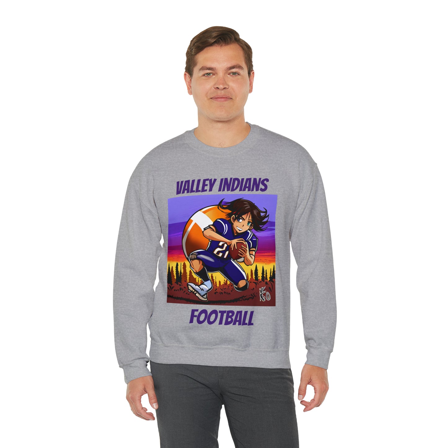 Valley High School Football Anime  Crewneck Sweatshirt