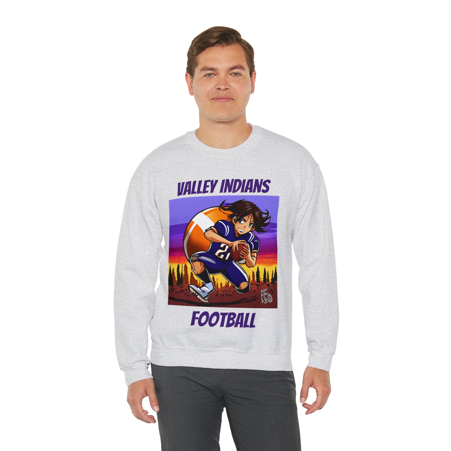 Valley High School Football Anime  Crewneck Sweatshirt