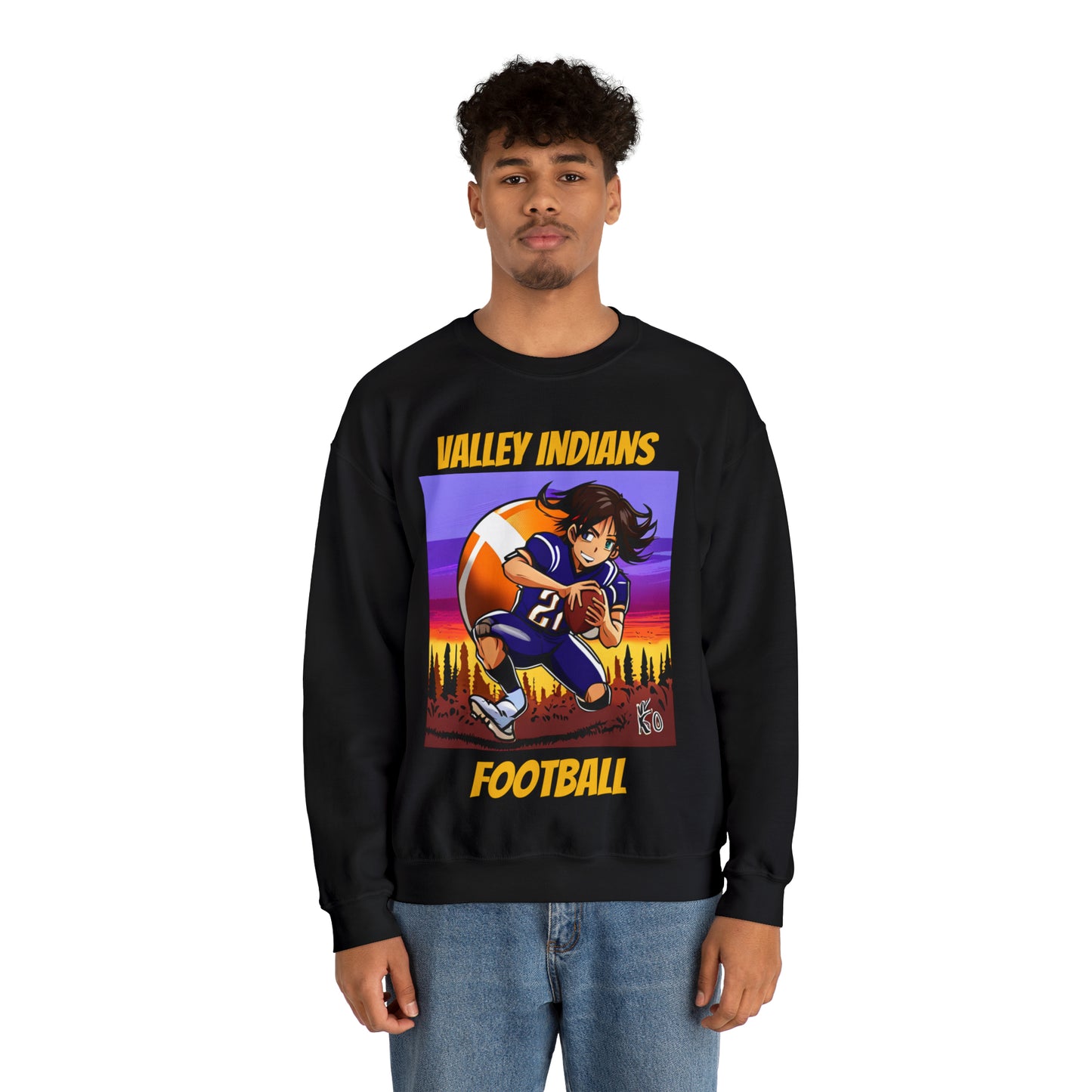 Valley High School Football Anime  Crewneck Sweatshirt