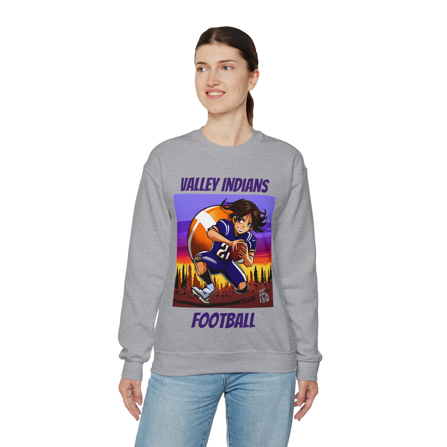 Valley High School Football Anime  Crewneck Sweatshirt