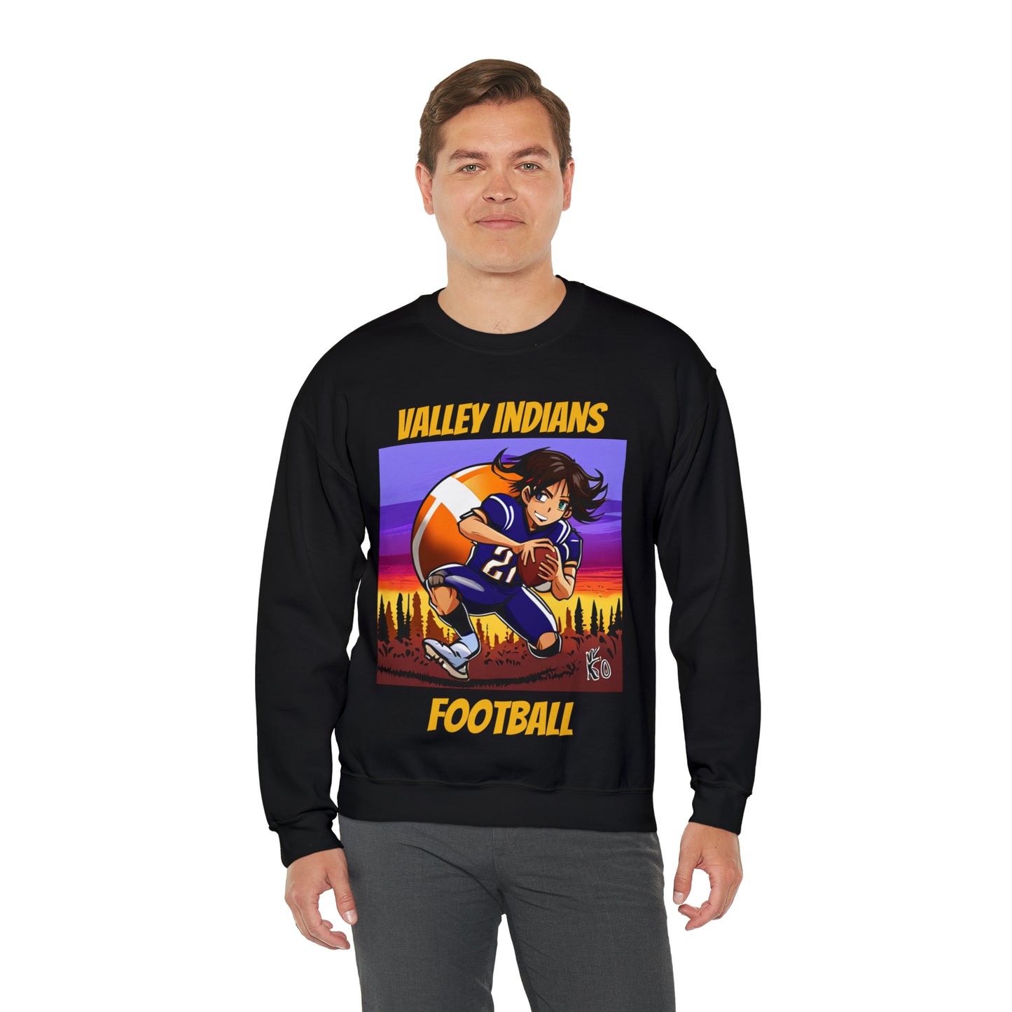 Valley High School Football Anime  Crewneck Sweatshirt