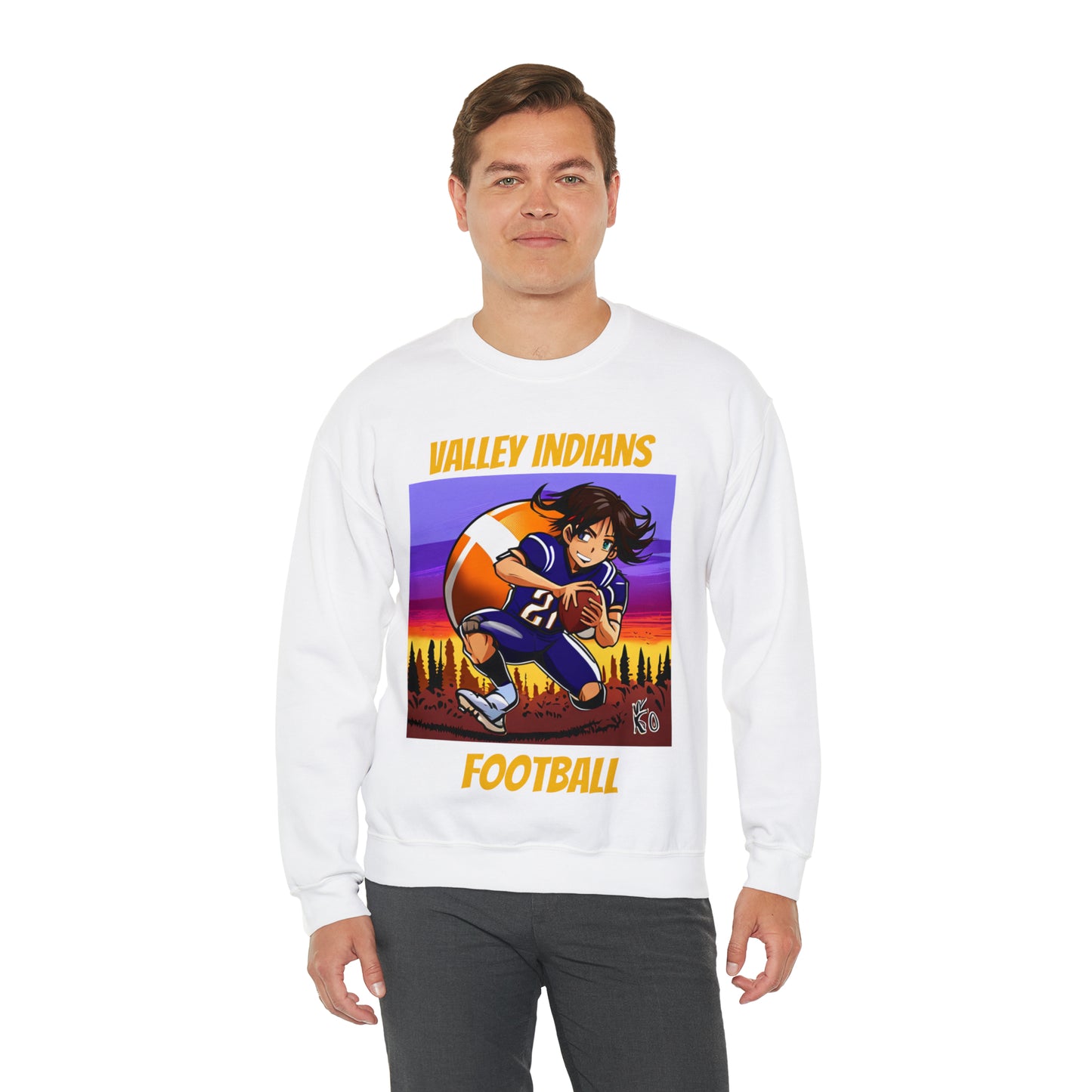 Valley High School Football Anime  Crewneck Sweatshirt