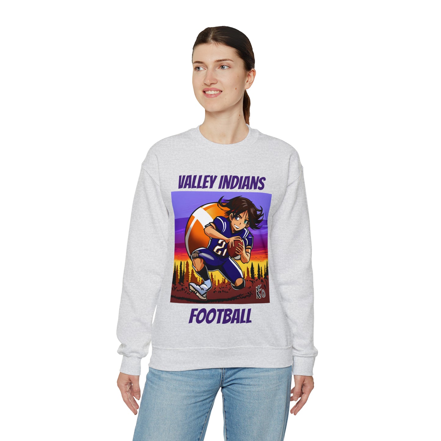 Valley High School Football Anime  Crewneck Sweatshirt