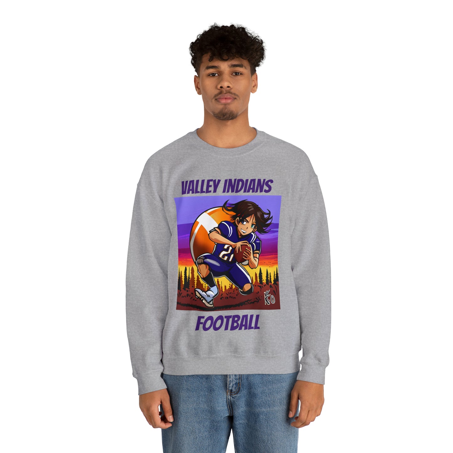 Valley High School Football Anime  Crewneck Sweatshirt