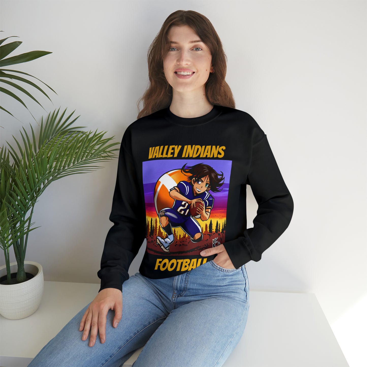 Valley High School Football Anime  Crewneck Sweatshirt