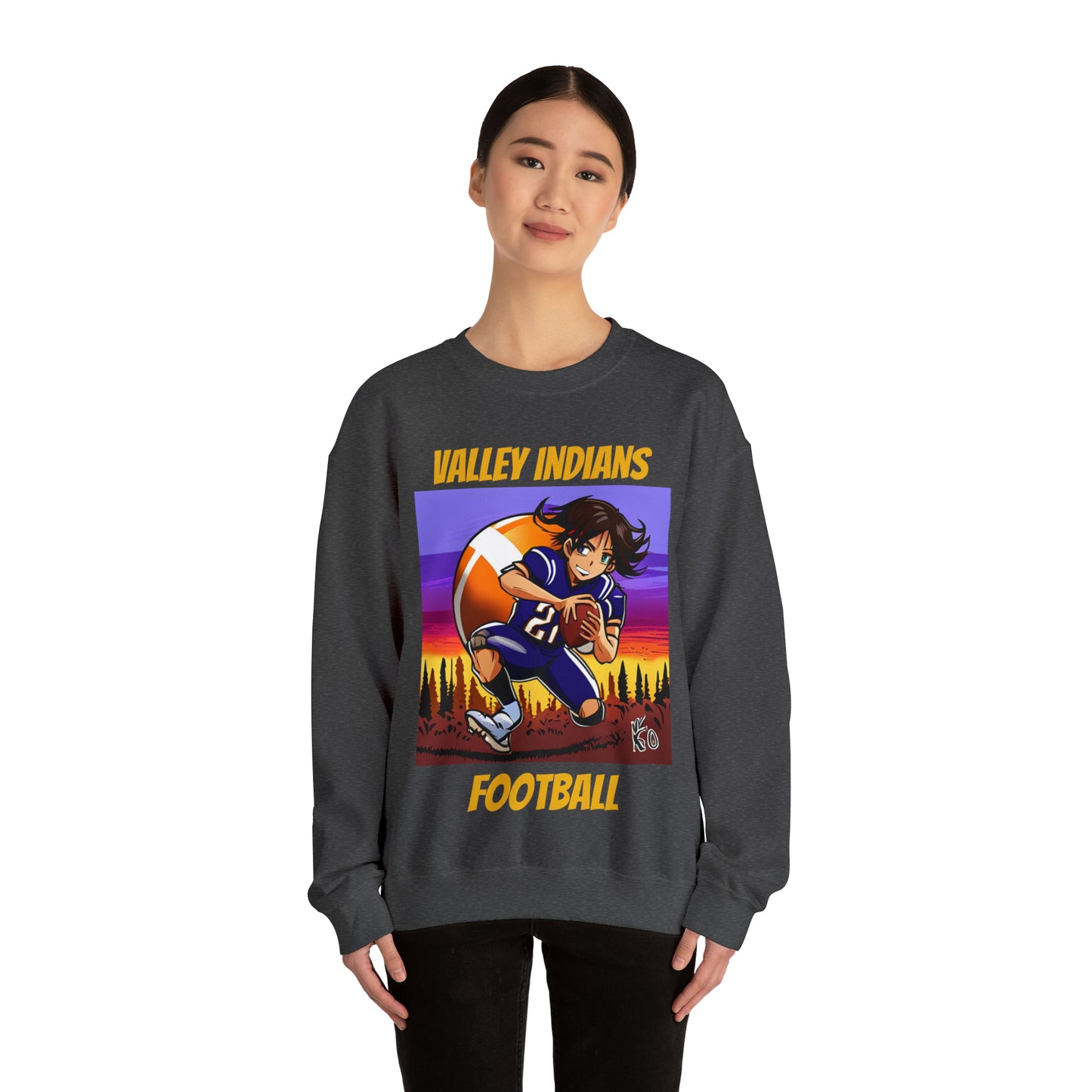 Valley High School Football Anime  Crewneck Sweatshirt