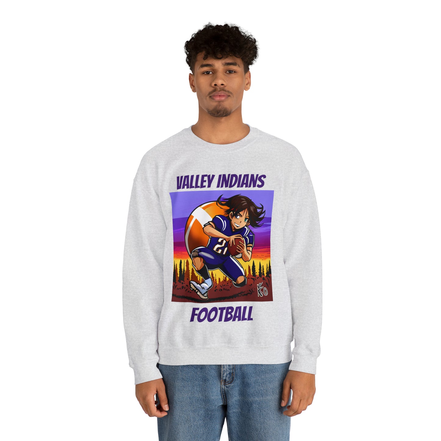 Valley High School Football Anime  Crewneck Sweatshirt