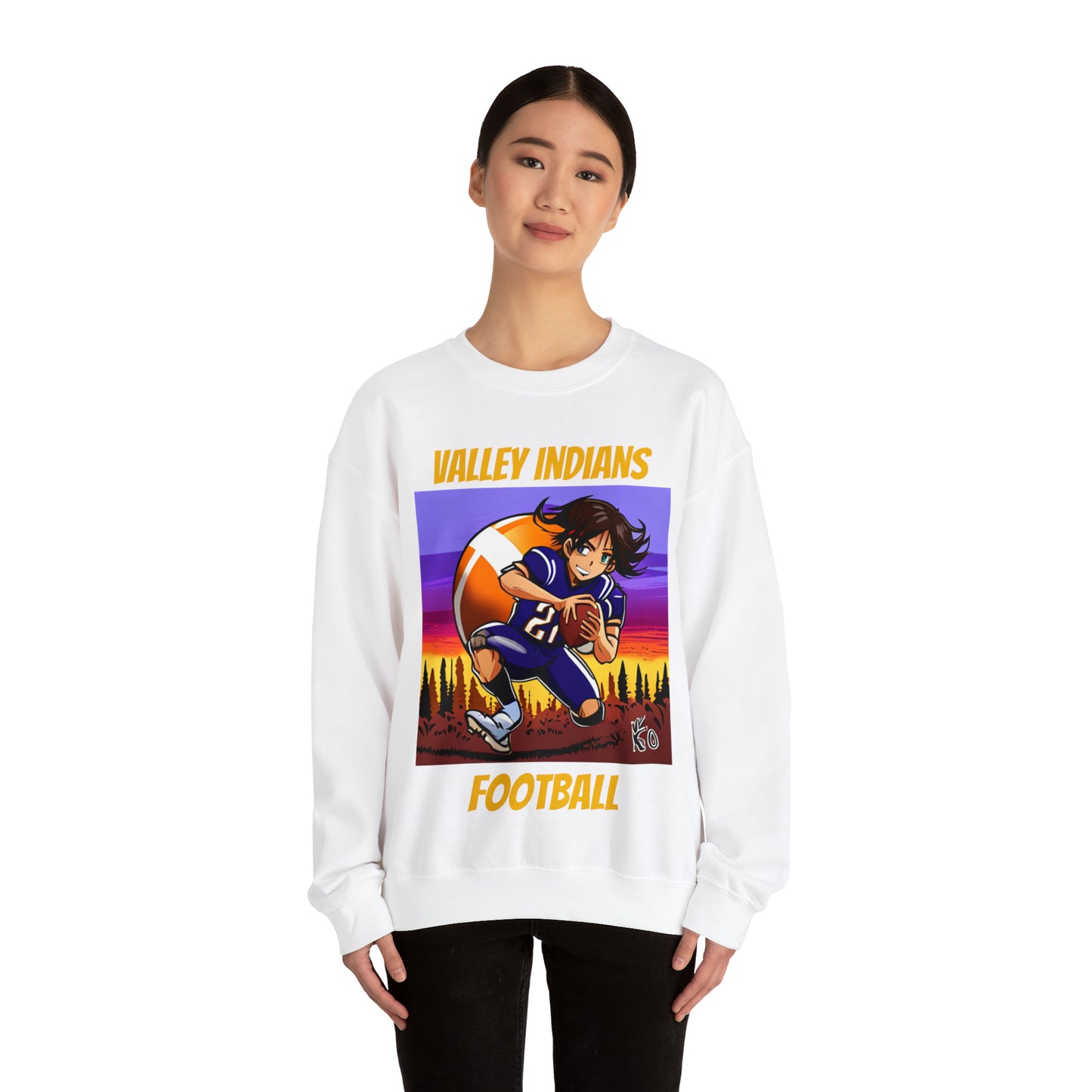 Valley High School Football Anime  Crewneck Sweatshirt