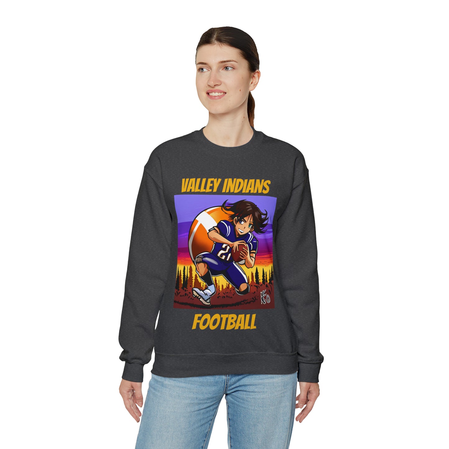 Valley High School Football Anime  Crewneck Sweatshirt