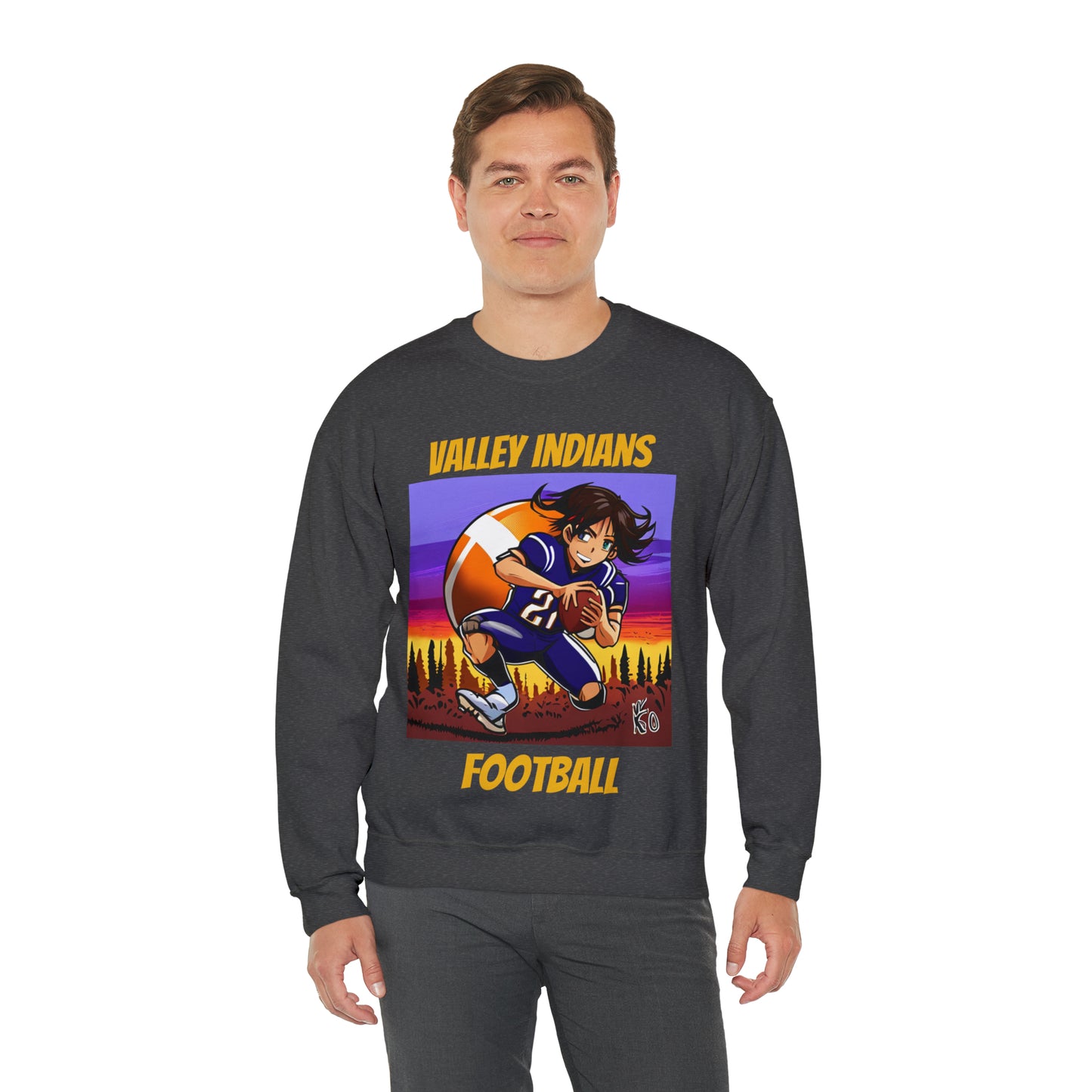 Valley High School Football Anime  Crewneck Sweatshirt