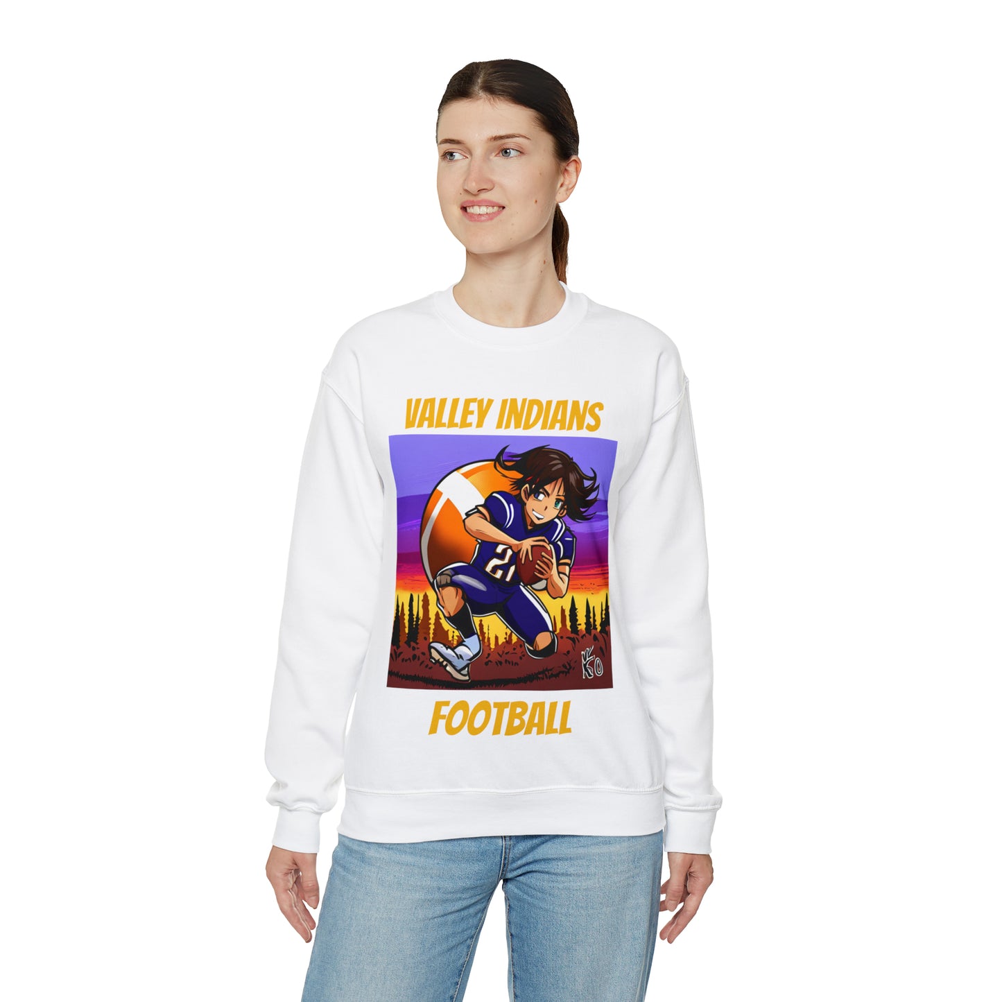 Valley High School Football Anime  Crewneck Sweatshirt