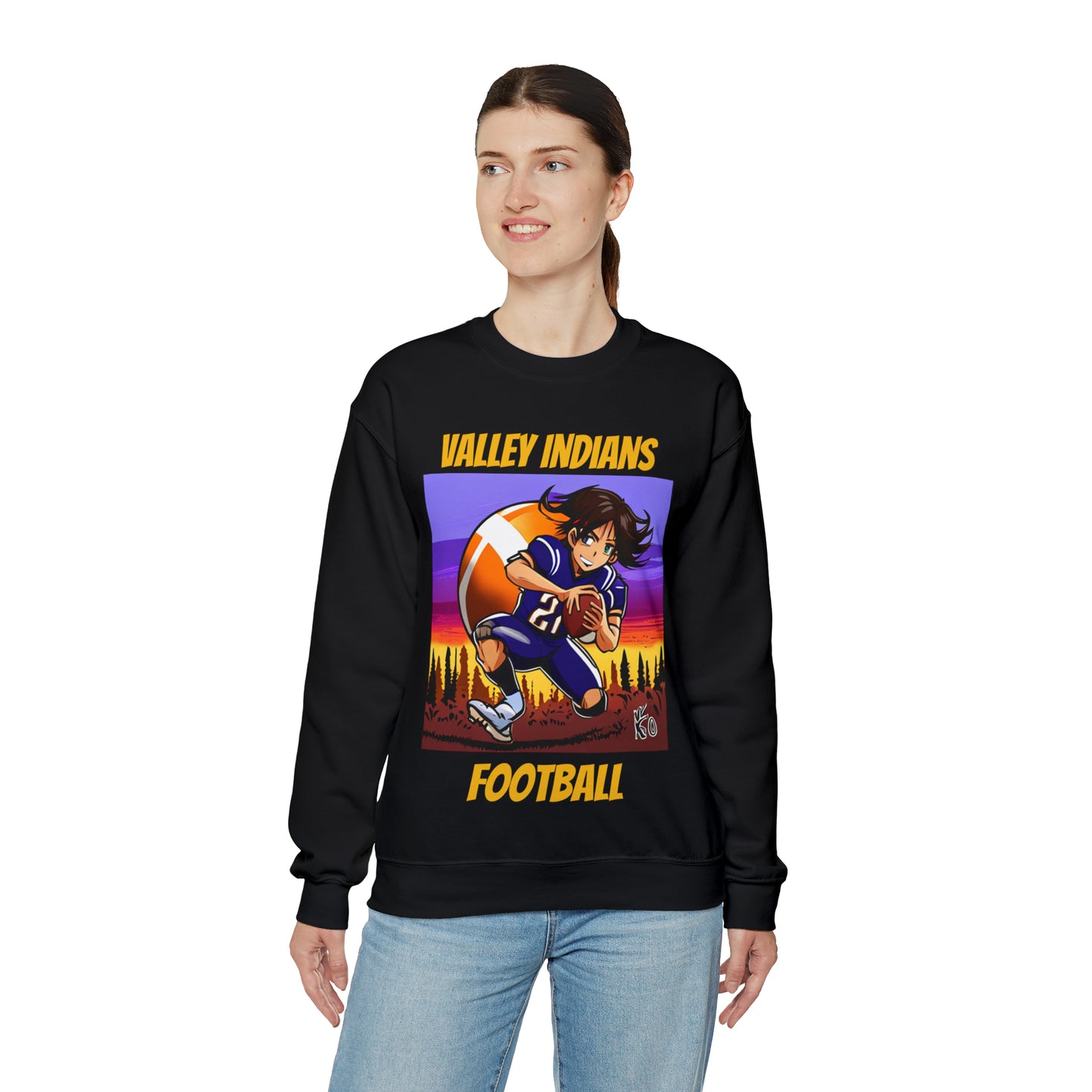 Valley High School Football Anime  Crewneck Sweatshirt