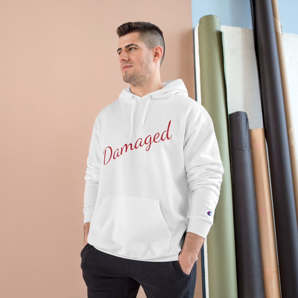 "Damaged" Champion Hoodie