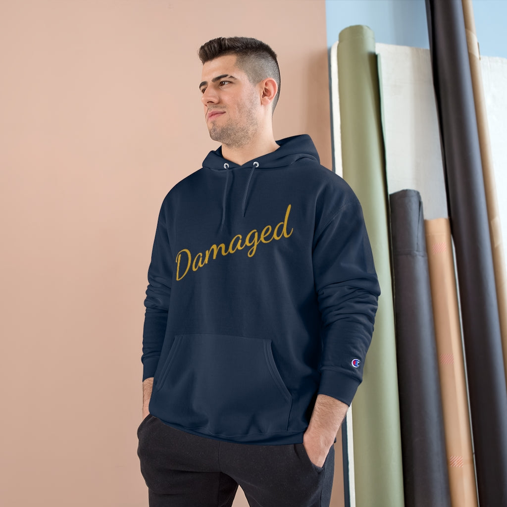 "Damaged" Champion Hoodie