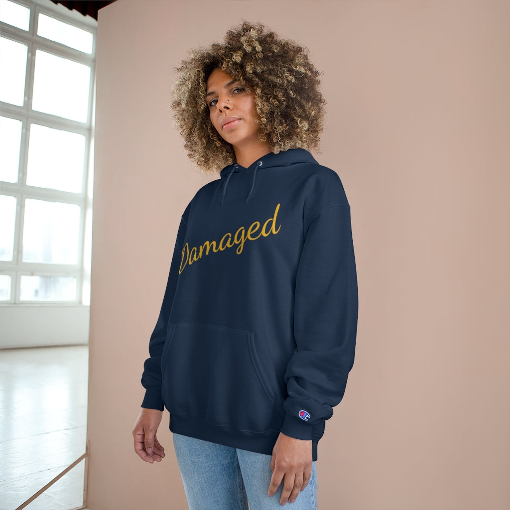 "Damaged" Champion Hoodie